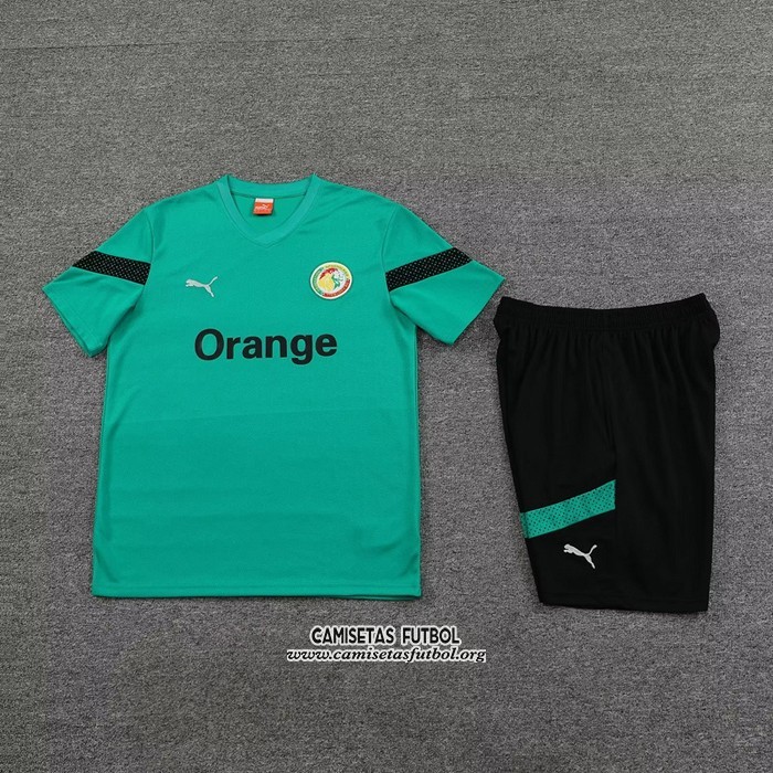 Chandal del Senegal Manga Corta 2023/2024 Verde - Pantalon Corto